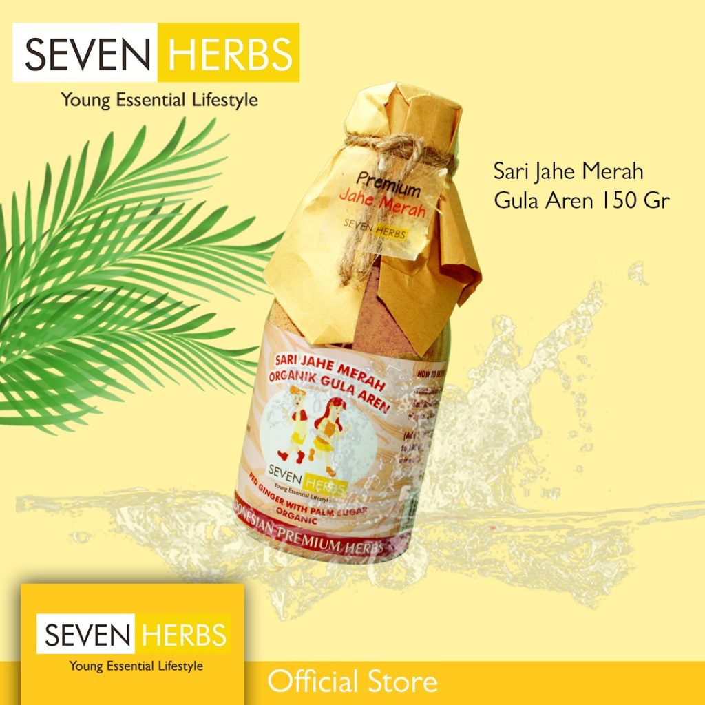 SEVEN HERBS PREMIUM Jahe Merah Gula Aren Bubuk 250ml Seven Bika Coffee